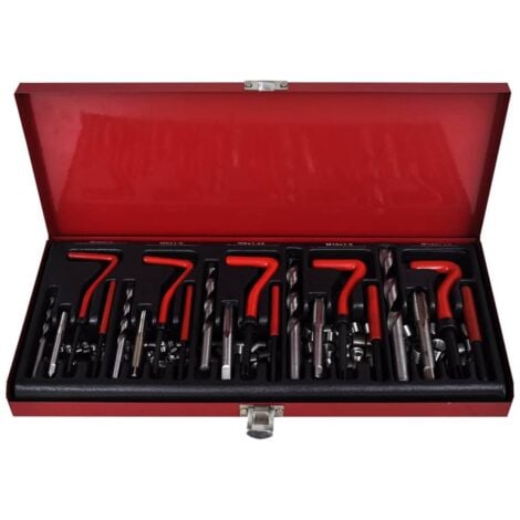 Kit de réparation de filetage pour atelier vidaXL