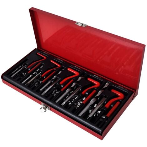 Kit de réparation de filetage pour atelier vidaXL