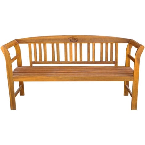 Banc de jardin 157 cm Bois d'acacia solide vidaXL