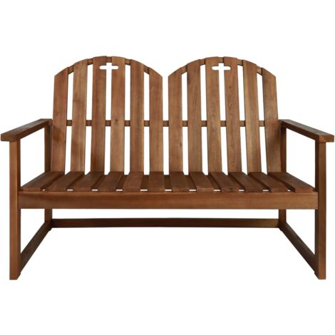 Banc de jardin 110 cm Bois d'acacia solide vidaXL