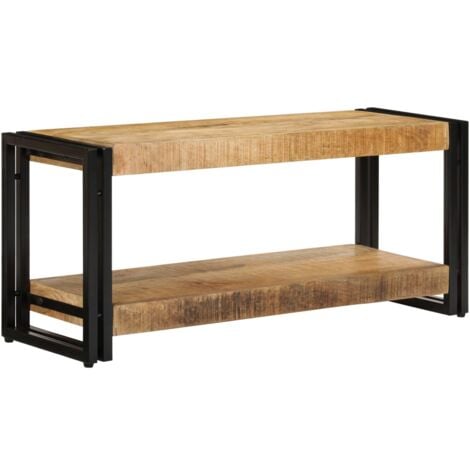 Meuble TV 90x30x40 cm Bois de manguier massif vidaXL