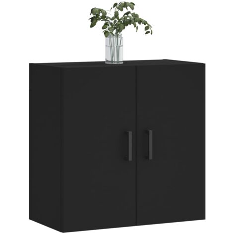 Armoire murale noir 60x31x60 cm bois d'ingénierie vidaXL