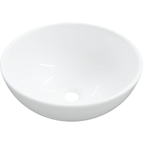 Lavabo blanc 28x28x10 cm céramique vidaXL