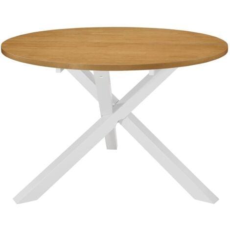 Table de salle à manger Blanc 120 x 75 cm MDF vidaXL