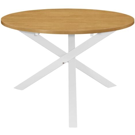 Table de salle à manger Blanc 120 x 75 cm MDF vidaXL