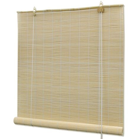 Store à rouleau bambou naturel 100x160 cm vidaXL