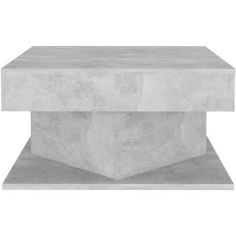 Table basse Gris béton 57x57x30 cm Bois d’ingénierie vidaXL