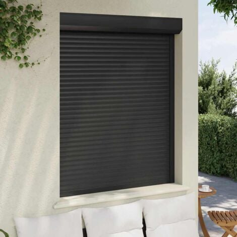 Volet roulant aluminium 120x150 cm anthracite vidaXL