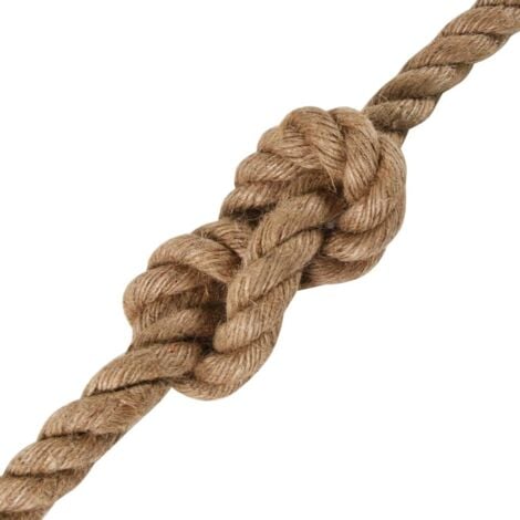 Corde de jute 10 m de long 30 mm d'épaisseur vidaXL