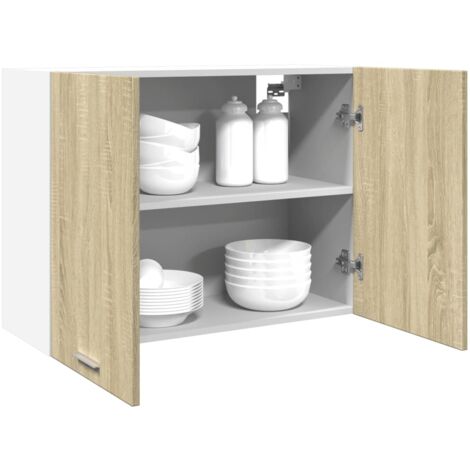 Armoire suspendue Chêne sonoma 80x31x60 cm Aggloméré vidaXL