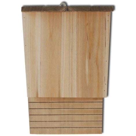 Maison pou chauve-souris 22 x 12 x 34 cm Ensemble de 2 vidaXL