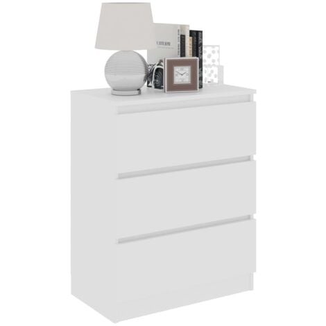 Buffet Blanc 60x35x76 cm Bois d'ingénierie vidaXL
