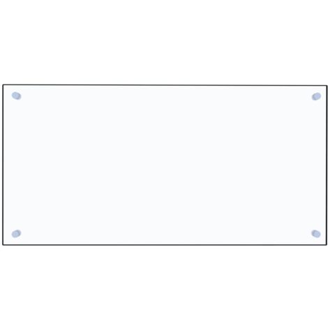 Dosseret de cuisine Transparent 80x40 cm Verre trempé vidaXL