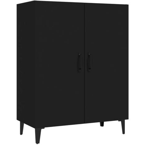 Buffet Noir 70x34x90 cm Bois d'ingénierie vidaXL