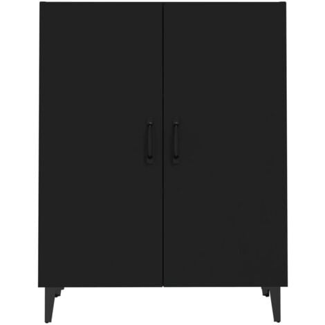 Buffet Noir 70x34x90 cm Bois d'ingénierie vidaXL