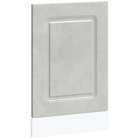 Panneau de lave-vaisselle Kalmar gris béton 45x1,5x67 cm vidaXL