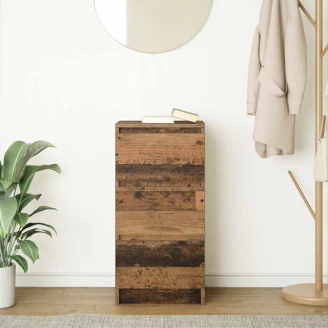 Buffet vieux bois 37,5x35x76 cm bois d'ingénierie vidaXL