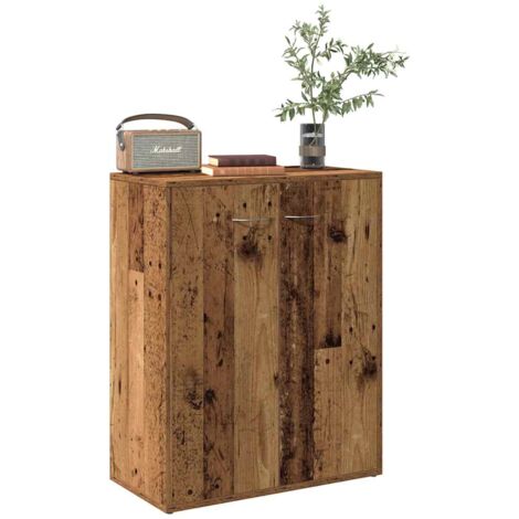 Buffet vieux bois 60x30x75 cm bois d'ingénierie vidaXL