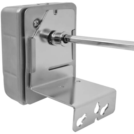 Broche à rôtir avec moteur 1000 mm Acier vidaXL