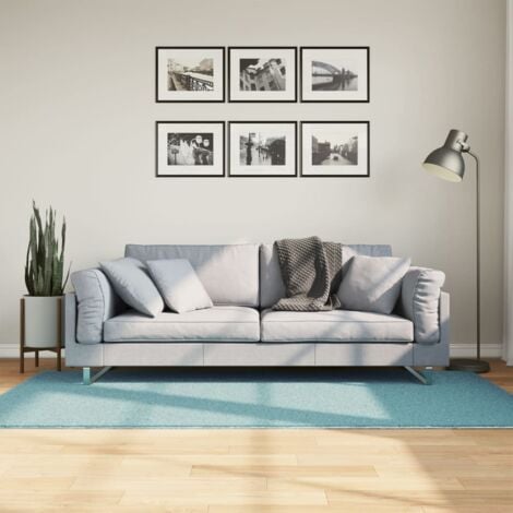 Tapis OVIEDO à poils courts vert 100x200 cm vidaXL