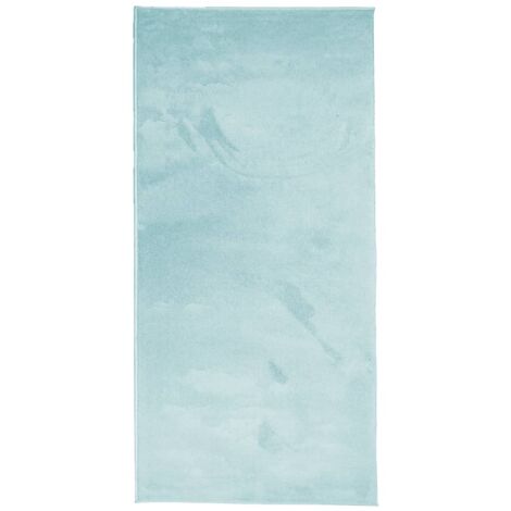 Tapis OVIEDO à poils courts vert 100x200 cm vidaXL