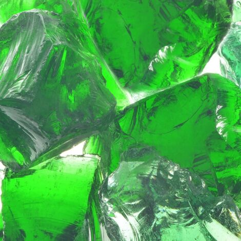 Roches de jardin Verre Vert 60-120 mm 25 kg vidaXL