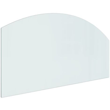 Plaque de verre pour cheminée 100x50 cm vidaXL