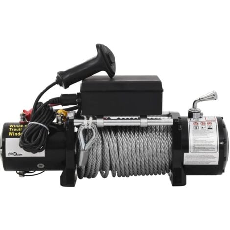 Treuil électrique 12 V 5909 kg vidaXL