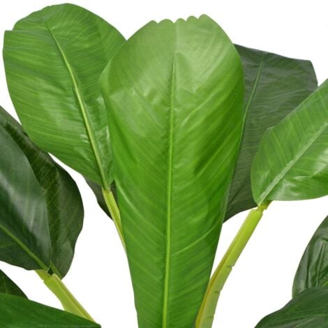 Bananier artificiel avec pot 150 cm Vert  vidaXL