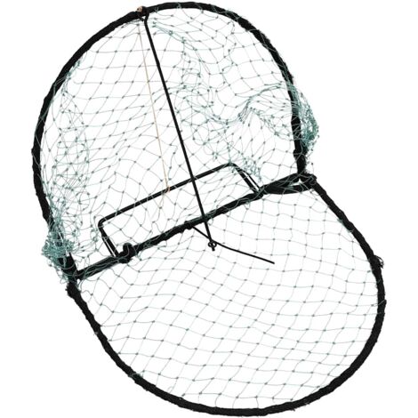 Piège à oiseaux vert 30 cm acier vidaXL