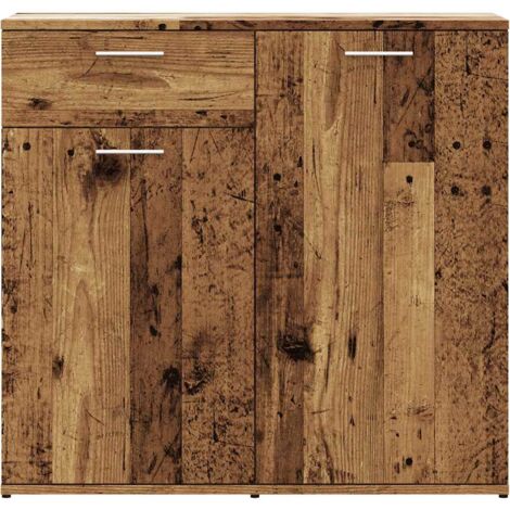 Buffet vieux bois 80x36x75 cm bois d'ingénierie vidaXL