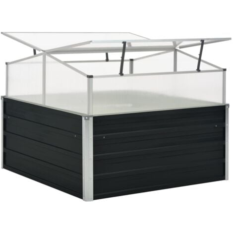 Serre Anthracite 100x100x77 cm Acier galvanisé vidaXL