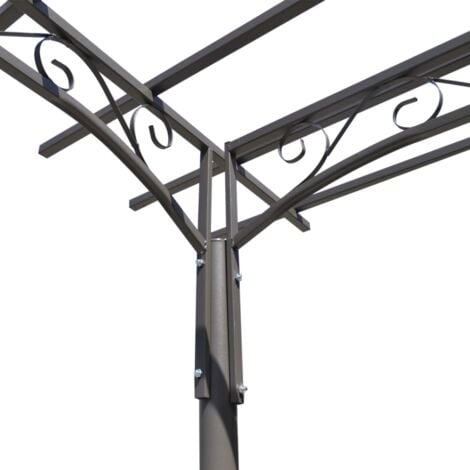 Voûte de jardin de décoration pour rosiers vidaXL