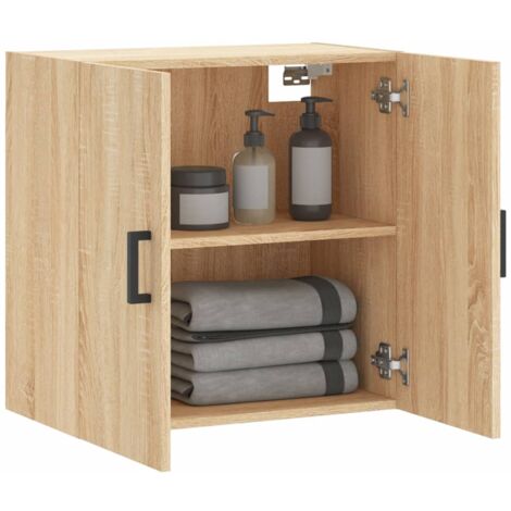 Armoire murale chêne sonoma 60x31x60 cm bois d'ingénierie vidaXL