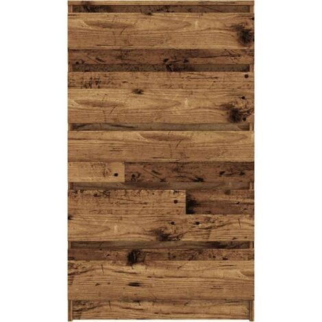 Commode vieux bois 60x36x103 cm bois d'ingénierie vidaXL
