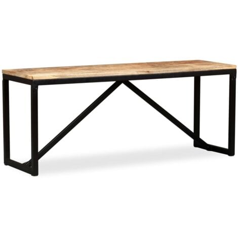 Banc 110 x 35 x 45 cm Bois de manguier massif vidaXL