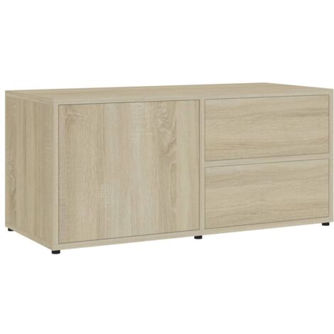 Meuble TV Chêne sonoma 80x34x36 cm Bois d'ingénierie vidaXL