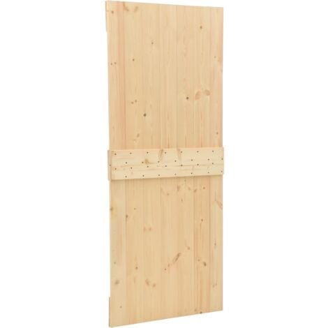 Porte 80x210 cm Bois de pin massif vidaXL