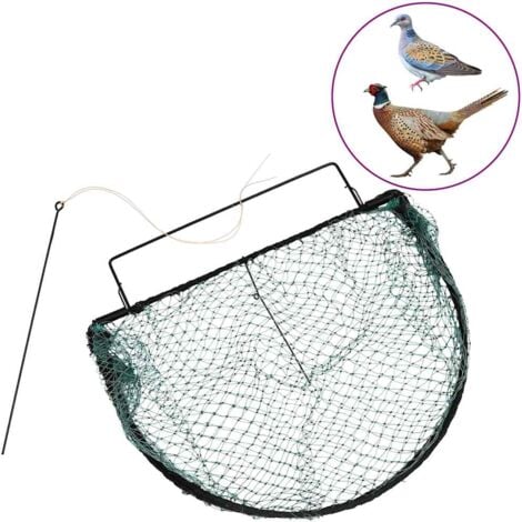 Piège à oiseaux vert 50 cm acier vidaXL