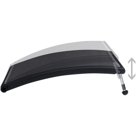 Panneau de chauffage solaire de piscine courbé 110x65 cm vidaXL