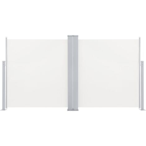 Auvent latéral rétractable Crème 120 x 600 cm vidaXL