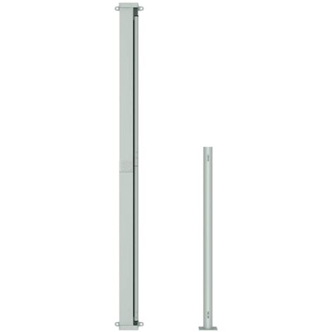 Auvent latéral rétractable de patio 180x300 cm Gris vidaXL
