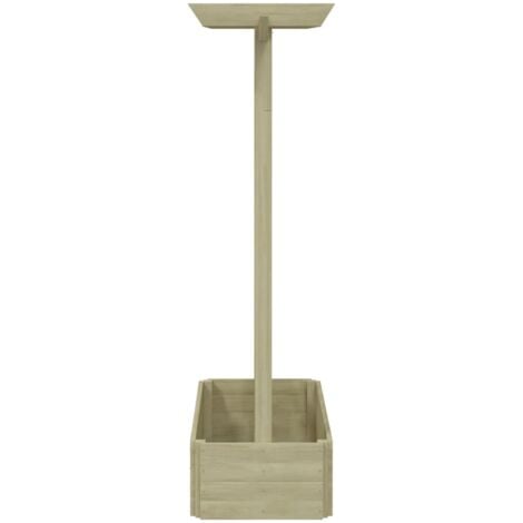 Jardinière pergola 162 x 56 x 204 cm Bois vidaXL