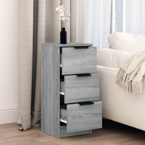 Buffet Sonoma gris 30x30x70 cm Bois d'ingénierie vidaXL