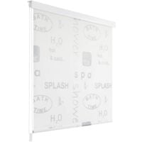 Store roulant de douche 160x240 cm Éclaboussures vidaXL