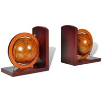 Serre-livre Globe 2 pcs vidaXL