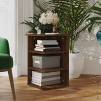 Armoire latérale Chêne marron 35x35x55 cm Bois d'ingénierie vidaXL