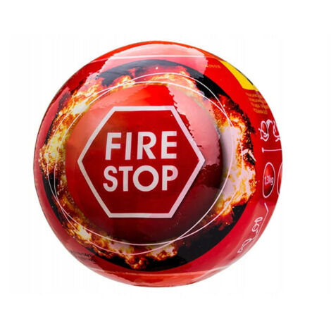 Jardibricodeco – Boule extincteur anti incendie 2 kg – Poudre A, B, C – Temps de réaction 3-5 secondes – Zone d'opération 5 m3 (1/3)