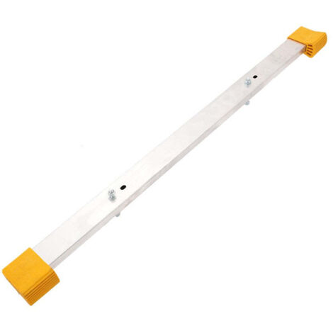 Bricoline – Stabilisateur pour échelles industrielles 760 mm – Pieds antidérapants – Aluminium léger et durable – Assemblage facile avec vis fournies