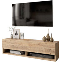 meuble tv osiris bois oak 100 cm
